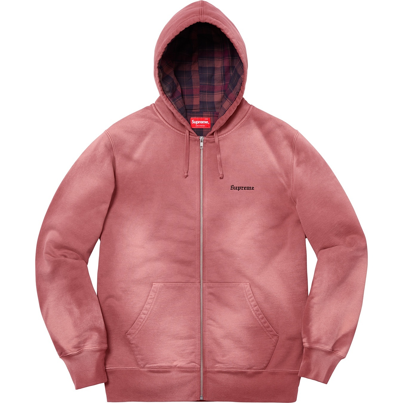 Bleached Zip Up Sweatshirt view 4